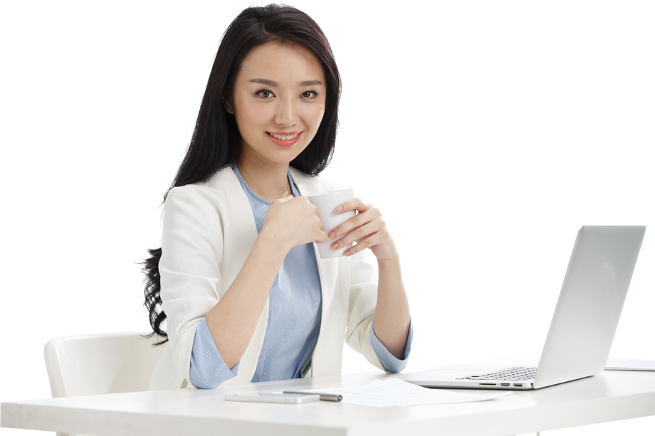 年轻商务女性照片