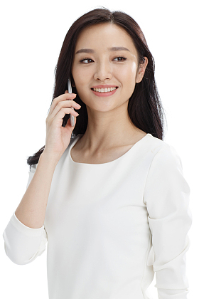 商务女人打电话图片