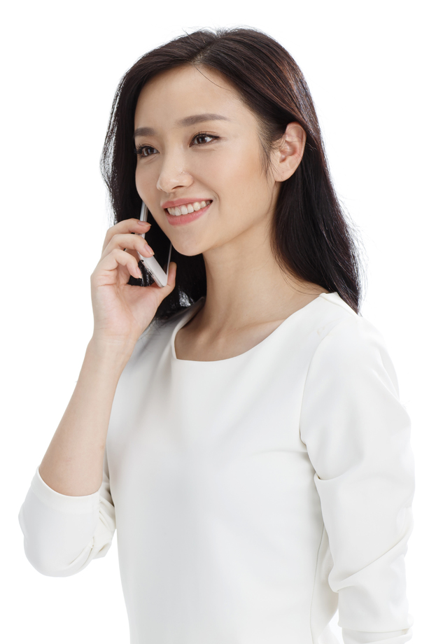 商务女人打电话图片