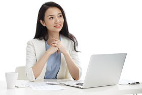 年轻商务女性照片