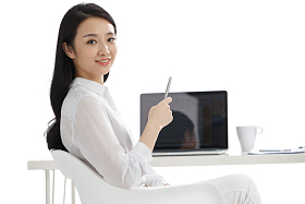 年轻商务女性照片