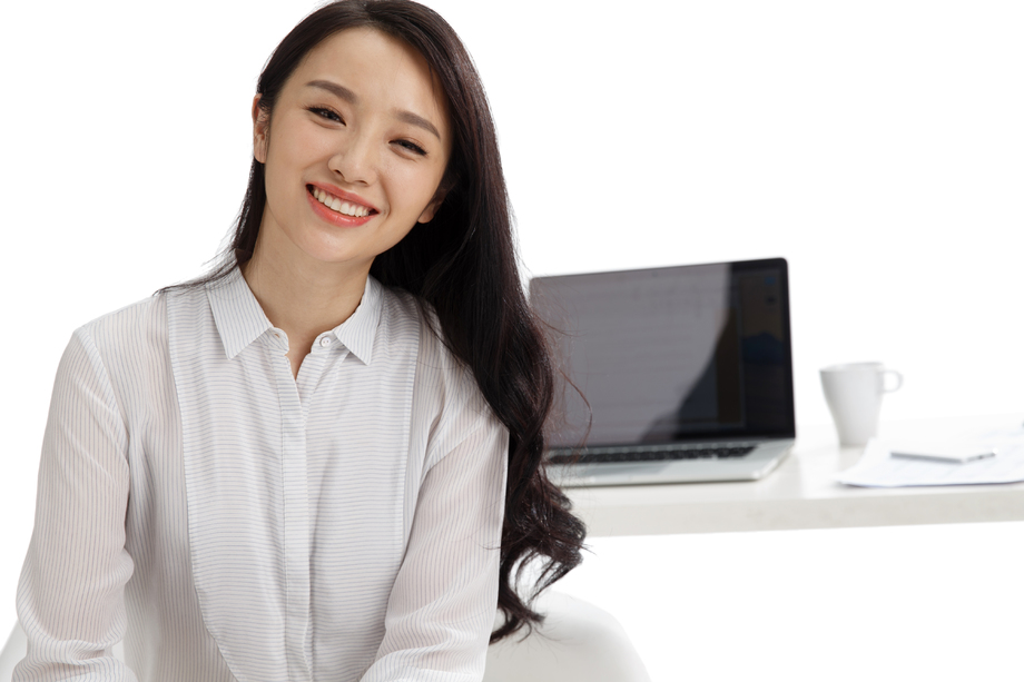 年轻商务女性照片