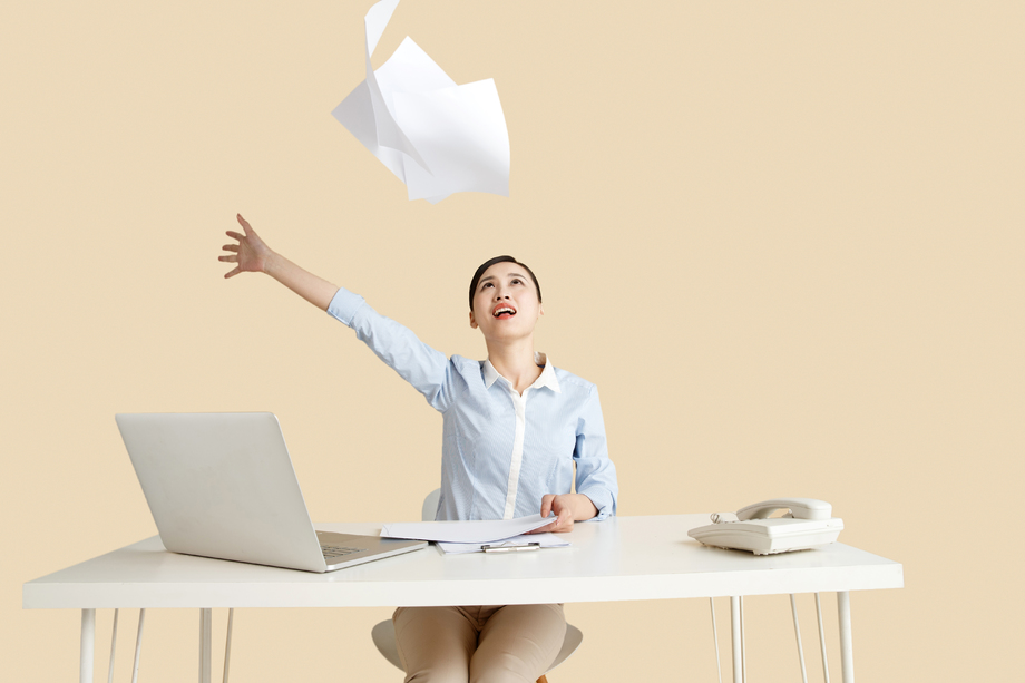 兴奋的商务女人照片 兴奋的商务女人照片