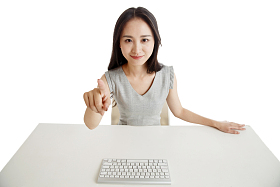 青年商务女人
