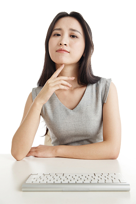 青年商务女人