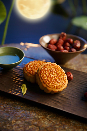 中秋节月饼照片