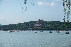 北京颐和园昆明湖图片