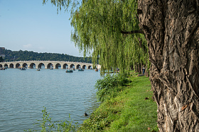 北京颐和园昆明湖照片