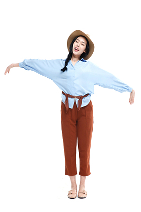 漂亮的青年女人照片