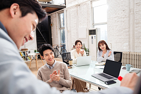 青年商务团队开