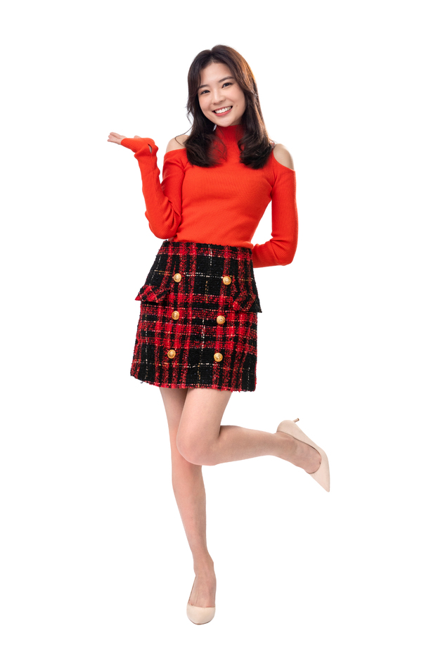 一个快乐的青年女人肖像 一个快乐的青年女人肖像