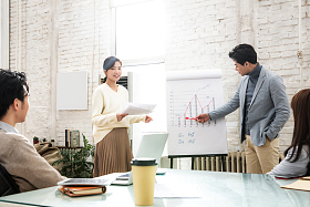 青年商务团队开