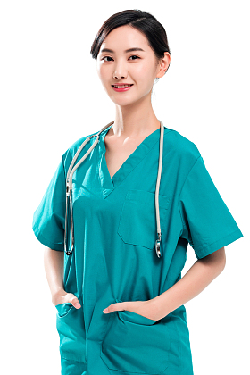 青年女医生肖像图片