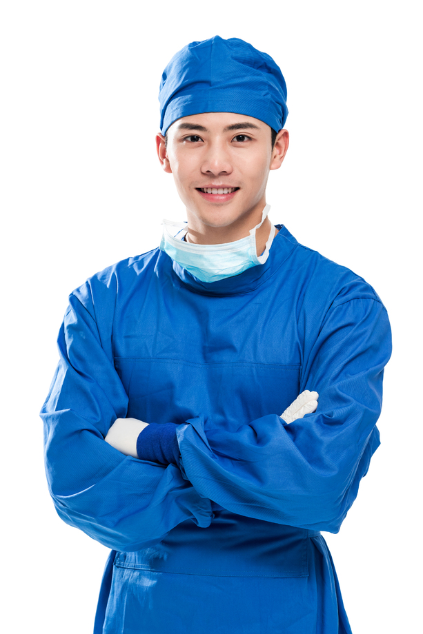 青年男医生肖像 青年男医生肖像