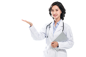 青年女医生肖像图片