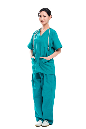 青年女医生肖像