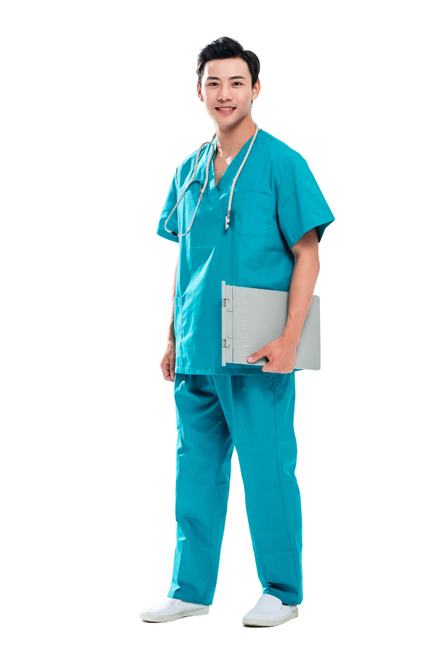 青年男医生肖像 青年男医生肖像