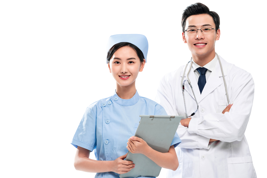 自信的医务工作者 自信的医务工作者