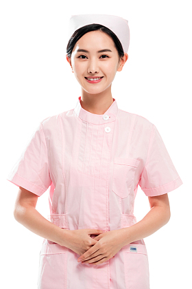 青年女护士肖像照片