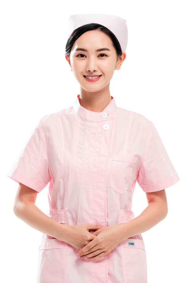 青年女护士肖像照片