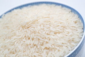 一碗长粒香米图片