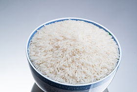 一碗长粒香米图片